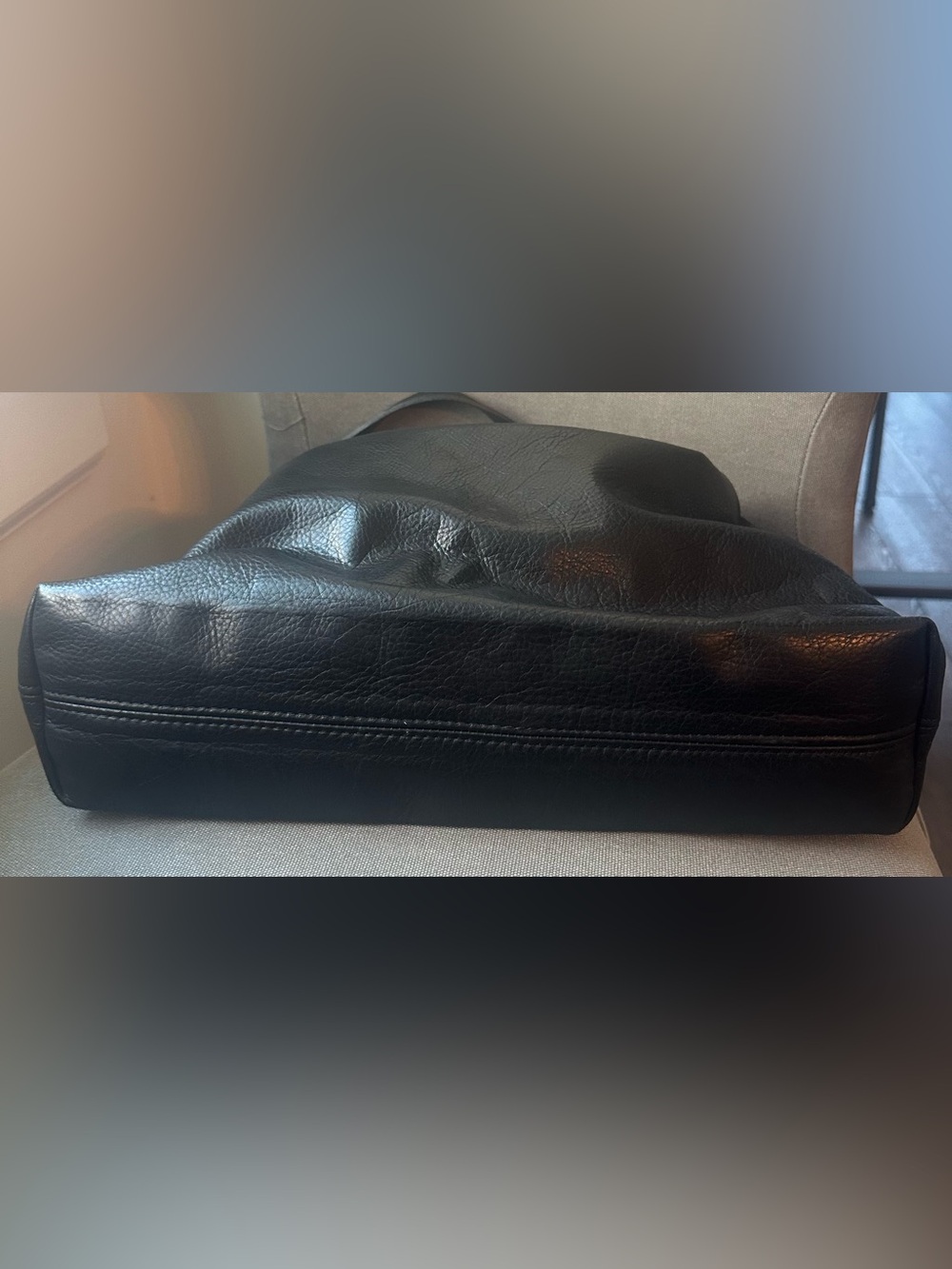 Maurice Hobo - Heritage "Broken-In" Leather Black Parker and thatch - Picture 8 of 13